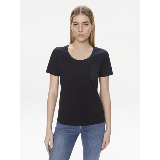 United Colors Of Benetton T-Shirt 3J5CD106R Granatowy Regular Fit ze sklepu MODIVO w kategorii Bluzki damskie - zdjęcie 182751136