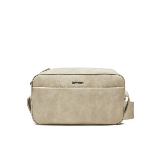 Calvin Klein Saszetka Ck Refined Camera Bag Nubuck K50K512748 Beżowy ze sklepu MODIVO w kategorii Torby męskie - zdjęcie 182751178