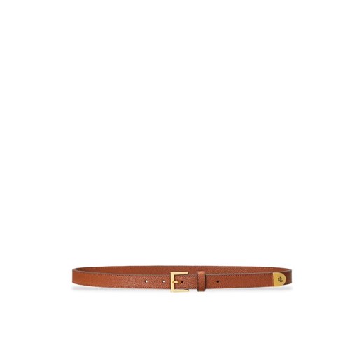 Lauren Ralph Lauren Pasek Damski 412912036001 Brązowy ze sklepu MODIVO w kategorii Paski damskie - zdjęcie 182751186