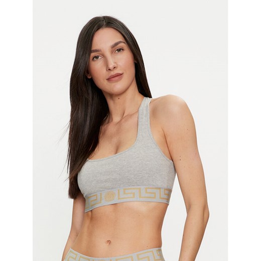 Versace Biustonosz top AUD01039 Szary ze sklepu MODIVO w kategorii Biustonosze - zdjęcie 182751225