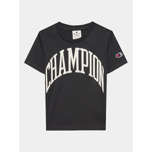 Champion T-Shirt 306362 Czarny Regular Fit ze sklepu MODIVO w kategorii T-shirty chłopięce - zdjęcie 182751267