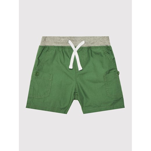 United Colors Of Benetton Szorty materiałowe 4AC7G900I Zielony Regular Fit ze sklepu MODIVO w kategorii Spodenki niemowlęce - zdjęcie 182751325