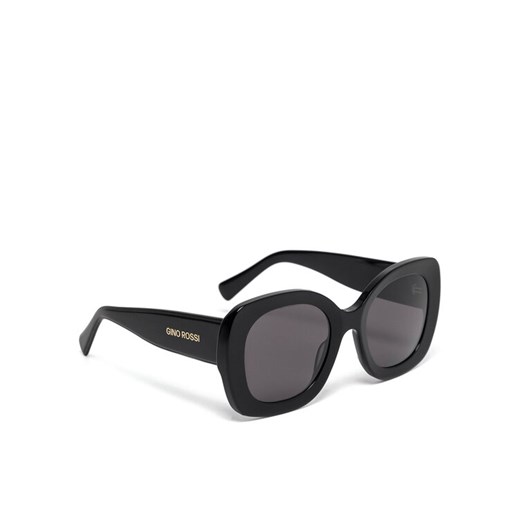 Gino Rossi Okulary przeciwsłoneczne LD81481 Czarny ze sklepu MODIVO w kategorii Okulary przeciwsłoneczne damskie - zdjęcie 182751329