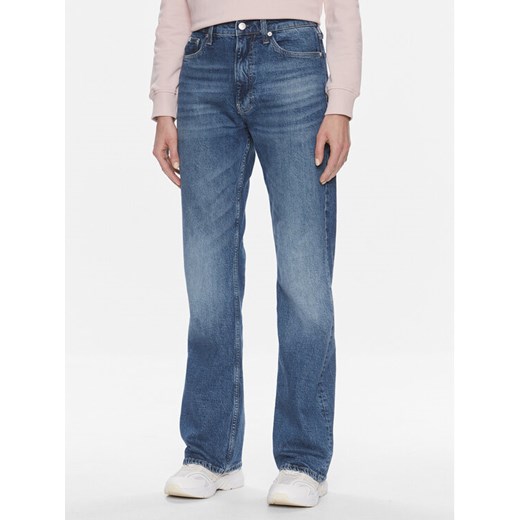 Calvin Klein Jeans Jeansy Authentic J20J222454 Niebieski Bootcut Fit ze sklepu MODIVO w kategorii Jeansy damskie - zdjęcie 182751337