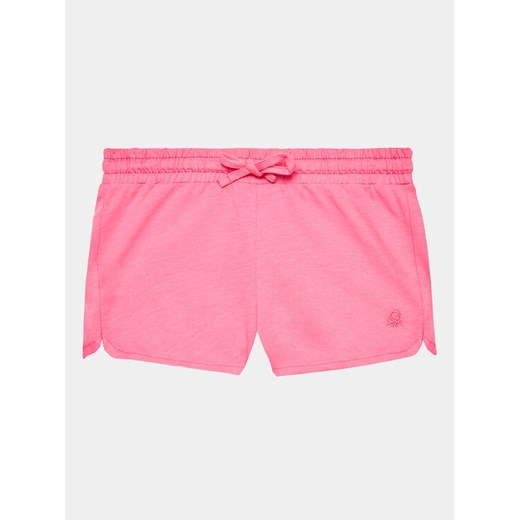 United Colors Of Benetton Szorty sportowe 3I1XG900N Różowy Regular Fit ze sklepu MODIVO w kategorii Spodenki dziewczęce - zdjęcie 182751388