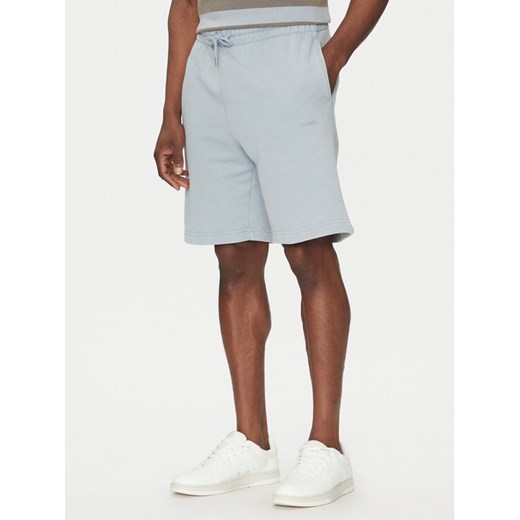 HUGO Szorty sportowe Dupaly 50540969 Błękitny Relaxed Fit ze sklepu MODIVO w kategorii Spodenki męskie - zdjęcie 182751436