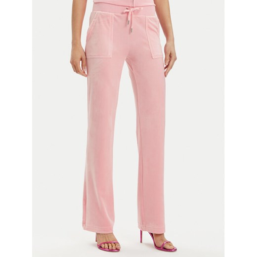 Juicy Couture Spodnie dresowe Del Ray JCAP180 Różowy Regular Fit ze sklepu MODIVO w kategorii Spodnie damskie - zdjęcie 182751496