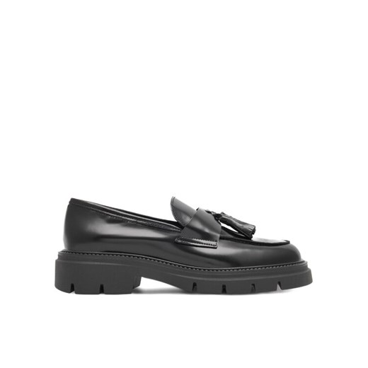 Gino Rossi Loafersy RUBBER-I22 23580AB Czarny ze sklepu MODIVO w kategorii Mokasyny damskie - zdjęcie 182751519
