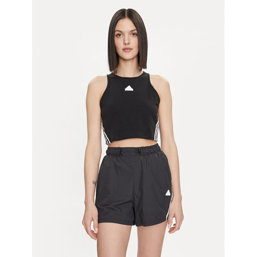 adidas Top Future Icons 3-Stripes IP1572 Czarny Slim Fit ze sklepu MODIVO w kategorii Bluzki damskie - zdjęcie 182751598