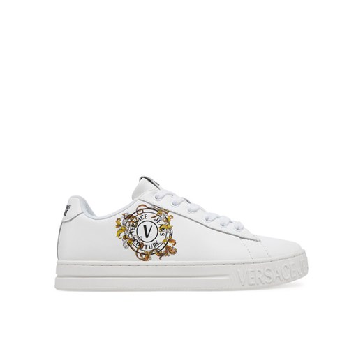 Versace Jeans Couture Sneakersy 78VA3SK3 Biały ze sklepu MODIVO w kategorii Buty sportowe damskie - zdjęcie 182751637
