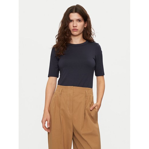 Boss Bluzka Efita 50461122 Granatowy Slim Fit ze sklepu MODIVO w kategorii Bluzki damskie - zdjęcie 182751638