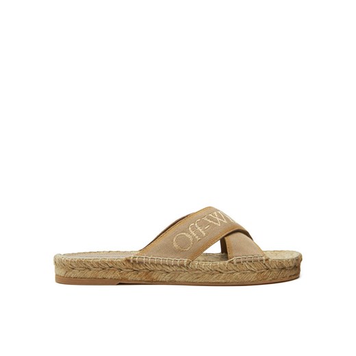 Off-White Espadryle OWIB012S23FAB0016103 Beżowy ze sklepu MODIVO w kategorii Espadryle damskie - zdjęcie 182751679