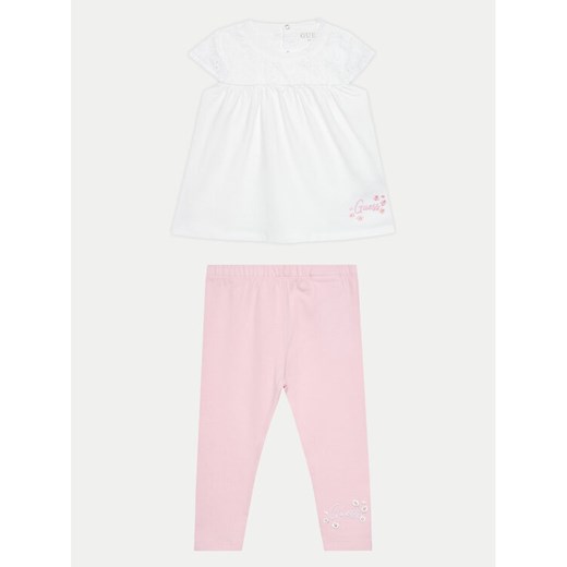 Guess Komplet bluzka i legginsy A4GG08 WG5N0 Kolorowy Regular Fit ze sklepu MODIVO w kategorii Komplety niemowlęce - zdjęcie 182751708
