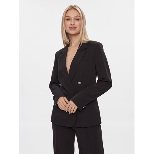 Guess Marynarka Amanda W4RN41 WFWX2 Czarny Regular Fit ze sklepu MODIVO w kategorii Marynarki damskie - zdjęcie 182751728