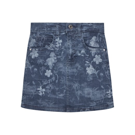 Guess Spódnica jeansowa J5GD06 D52V0 Granatowy Regular Fit ze sklepu MODIVO w kategorii Spódnice dziewczęce - zdjęcie 182751768