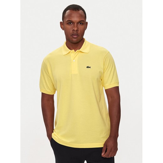 Lacoste Polo L1212 Żółty Regular Fit Lacoste 3 MODIVO