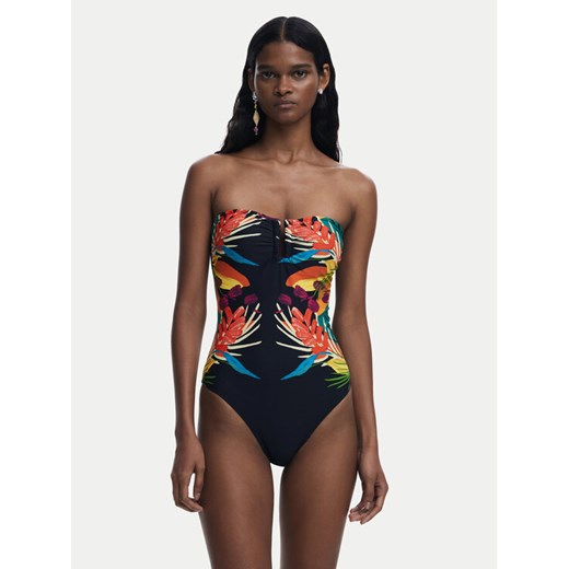 Desigual Strój kąpielowy Bahamas 25SWMK09 Czarny ze sklepu MODIVO w kategorii Stroje kąpielowe - zdjęcie 182751796