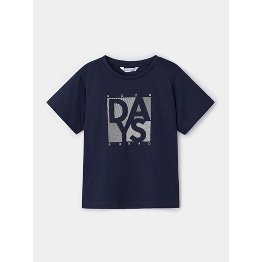 Mayoral T-Shirt 170 Granatowy Regular Fit ze sklepu MODIVO w kategorii T-shirty chłopięce - zdjęcie 182751866