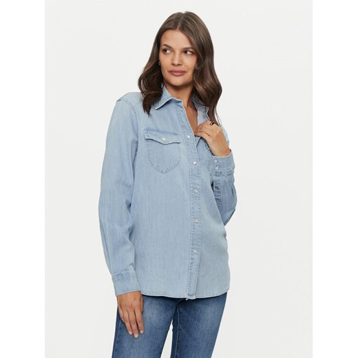 Guess Koszula jeansowa Waima W4YH24 D3PF5 Niebieski Regular Fit Guess S MODIVO