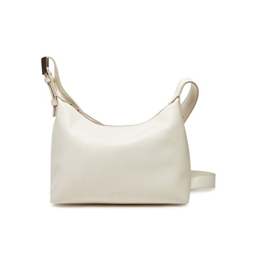 Calvin Klein Torebka Hardware Strap Medium Crossbody K60K613028 Biały ze sklepu MODIVO w kategorii Listonoszki - zdjęcie 182751888