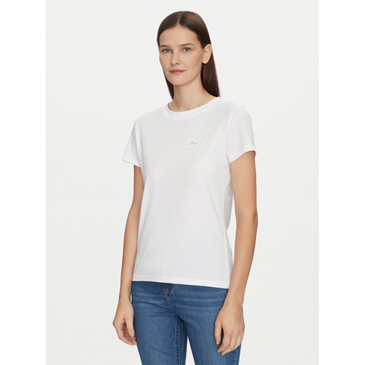 BOSS T-Shirt Esogo 50536628 Écru Regular Fit ze sklepu MODIVO w kategorii Bluzki damskie - zdjęcie 182751895