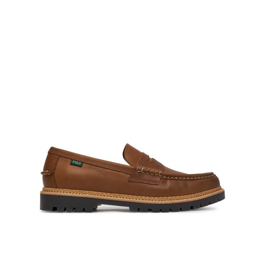 Polo Ralph Lauren Mokasyny Jett Lug 803961420002 Brązowy ze sklepu MODIVO w kategorii Mokasyny męskie - zdjęcie 182751909