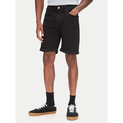 Jack&Jones Szorty jeansowe Rick 12269497 Czarny Regular Fit ze sklepu MODIVO w kategorii Spodenki męskie - zdjęcie 182751919
