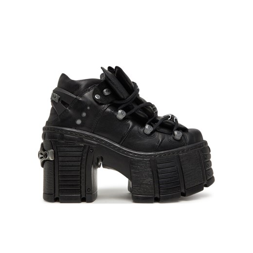 NEW ROCK Botki M-TM106-C2 Czarny ze sklepu MODIVO w kategorii Botki - zdjęcie 182751975