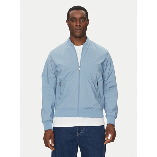 Calvin Klein Kurtka bomber LV040FM512 Błękitny Regular Fit Calvin Klein XL MODIVO