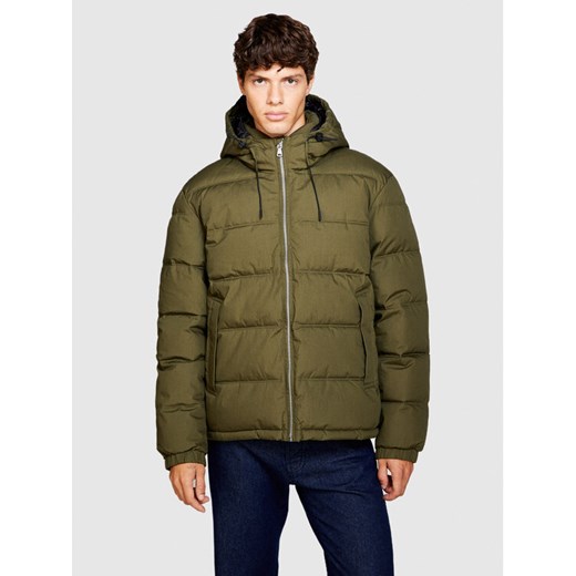 Sisley Kurtka puchowa 23VFSN02J Zielony Regular Fit ze sklepu MODIVO w kategorii Kurtki męskie - zdjęcie 182752039