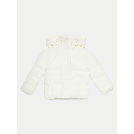 Guess Kurtka puchowa K4BL01 WGIW0 Écru Regular Fit ze sklepu MODIVO w kategorii Kurtki dziewczęce - zdjęcie 182752057