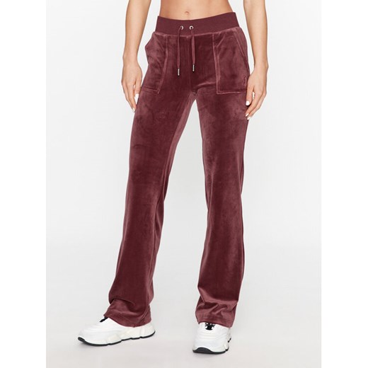 Juicy Couture Spodnie dresowe Del Ray JCAP180 Bordowy Straight Fit Juicy Couture XXS MODIVO