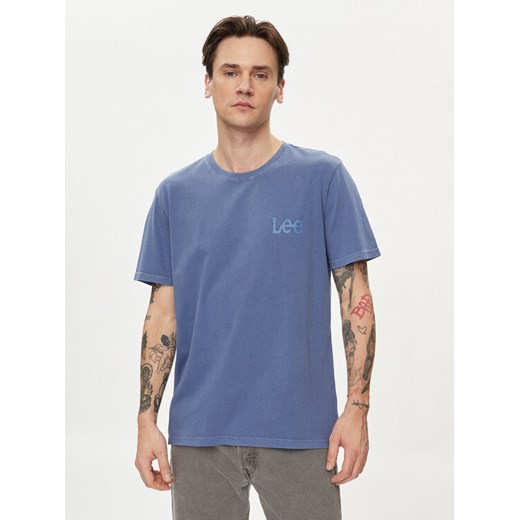 Lee T-Shirt Wobbly 112349080 Niebieski Regular Fit ze sklepu MODIVO w kategorii T-shirty męskie - zdjęcie 182752098