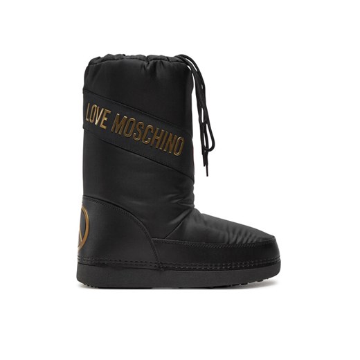 LOVE MOSCHINO Śniegowce JA24032G1LISY000 Czarny ze sklepu MODIVO w kategorii Śniegowce damskie - zdjęcie 182752108