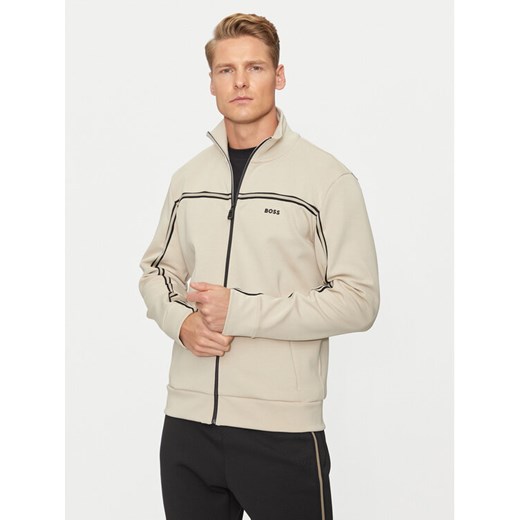 Boss Bluza Skaz 1 50523896 Beżowy Regular Fit ze sklepu MODIVO w kategorii Bluzy męskie - zdjęcie 182752159