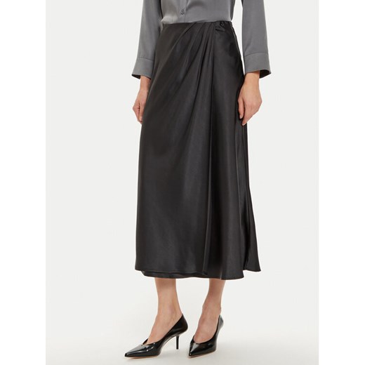 Guess Spódnica midi Anastasia W4BD56 WGIG2 Czarny Regular Fit ze sklepu MODIVO w kategorii Spódnice - zdjęcie 182752227