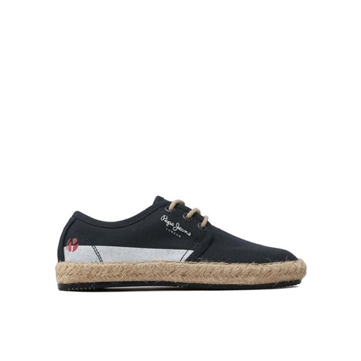 Pepe Jeans Espadryle Tourist Lace Boys PBS10096 Granatowy ze sklepu MODIVO w kategorii Półbuty dziecięce - zdjęcie 182752247