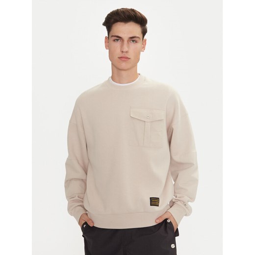 Champion Bluza 220421 Écru Loose Fit ze sklepu MODIVO w kategorii Bluzy męskie - zdjęcie 182752308