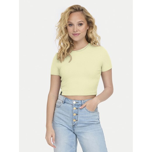 ONLY T-Shirt Betty 15311891 Żółty Regular Fit ze sklepu MODIVO w kategorii Bluzki damskie - zdjęcie 182752309