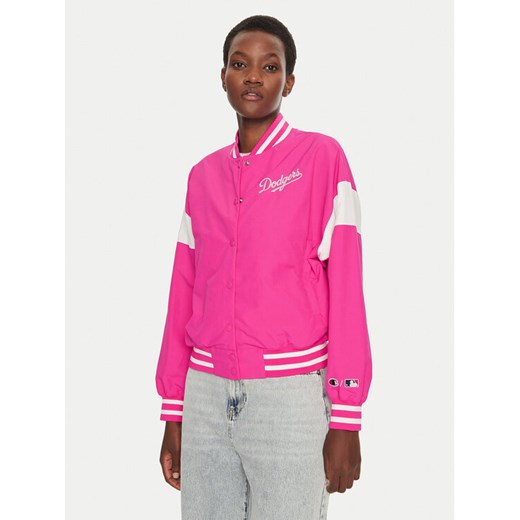 Champion Kurtka bomber Yankees 116470 Różowy Loose Fit ze sklepu MODIVO w kategorii Kurtki damskie - zdjęcie 182752428