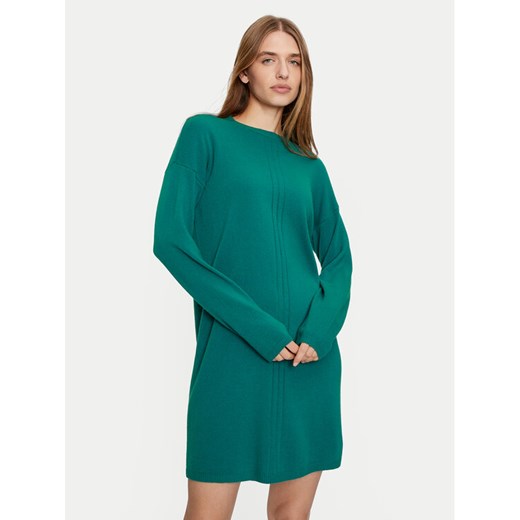 United Colors Of Benetton Sukienka dzianinowa 1044DV01S Zielony Regular Fit ze sklepu MODIVO w kategorii Sukienki - zdjęcie 182752456