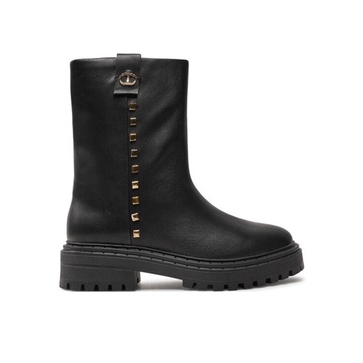 TWINSET Botki Biker 242TCP074 Czarny ze sklepu MODIVO w kategorii Botki - zdjęcie 182752467