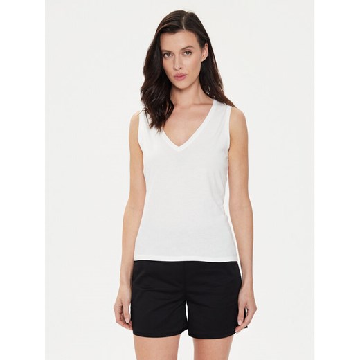 Sisley Top 3I1XLH00S Biały Regular Fit ze sklepu MODIVO w kategorii Bluzki damskie - zdjęcie 182752488