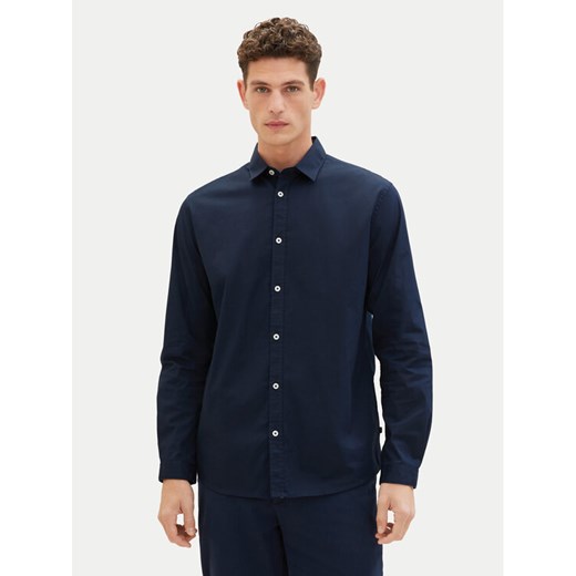 Tom Tailor Koszula 1037435 Granatowy Regular Fit ze sklepu MODIVO w kategorii Koszule męskie - zdjęcie 182752496