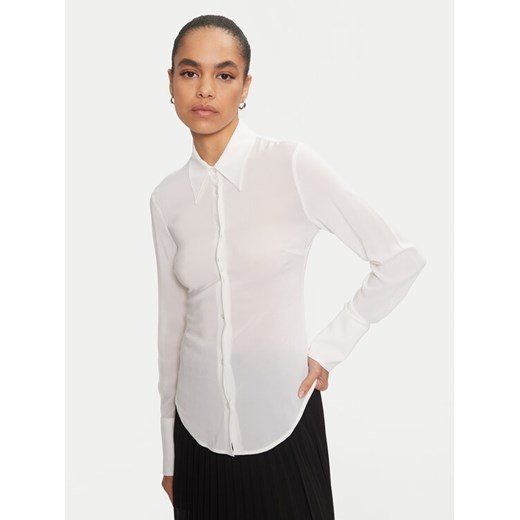 PINKO Koszula 100612 A1NI Biały Regular Fit ze sklepu MODIVO w kategorii Koszule damskie - zdjęcie 182752579