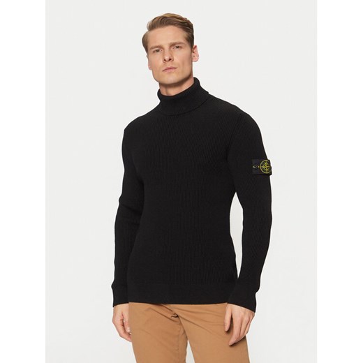 Stone Island Golf 8115552C2 Czarny Regular Fit ze sklepu MODIVO w kategorii Swetry męskie - zdjęcie 182752587