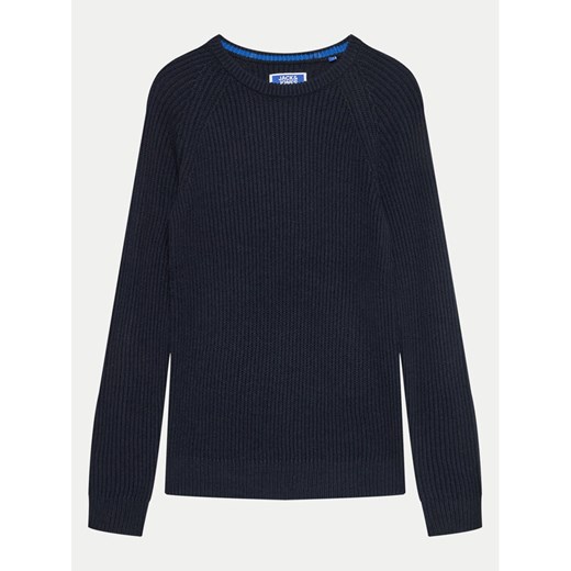 Jack&Jones Junior Sweter 12258886 Granatowy Relaxed Fit ze sklepu MODIVO w kategorii Swetry chłopięce - zdjęcie 182752605