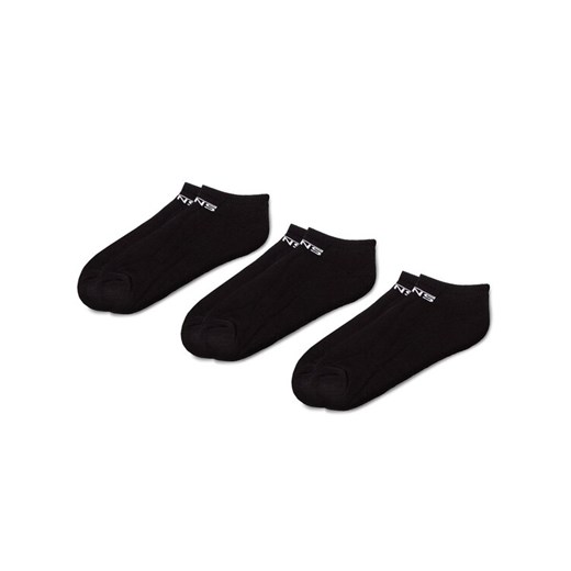 Vans Zestaw 3 par niskich skarpet męskich Classic Kick VN000XSXBLK Czarny ze sklepu MODIVO w kategorii Skarpetki męskie - zdjęcie 182752619