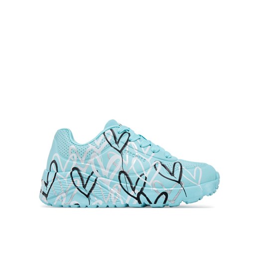 Skechers Sneakersy Uno Lite - Metallic Love 314067L/TQMT Błękitny ze sklepu MODIVO w kategorii Buty sportowe dziecięce - zdjęcie 182752715