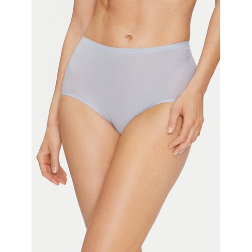 Chantelle Figi klasyczne z wysokim stanem Soft Stretch C26470 Niebieski ze sklepu MODIVO w kategorii Majtki damskie - zdjęcie 182752759